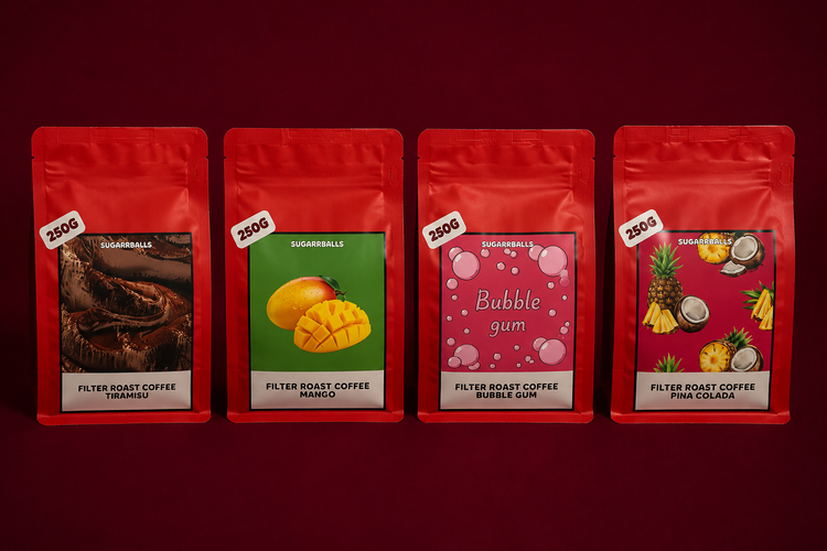 Filter coffee beans