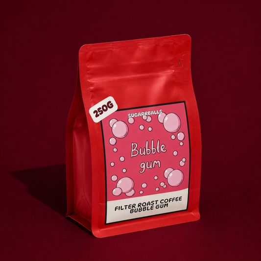 Bubble gum filter roast beans